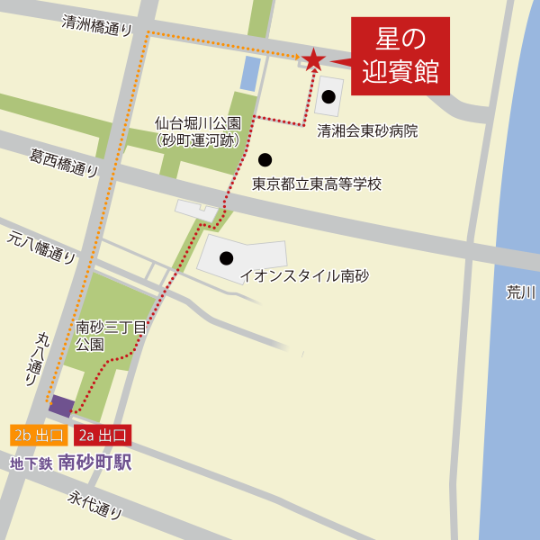 地図（代田橋駅からのアクセス）